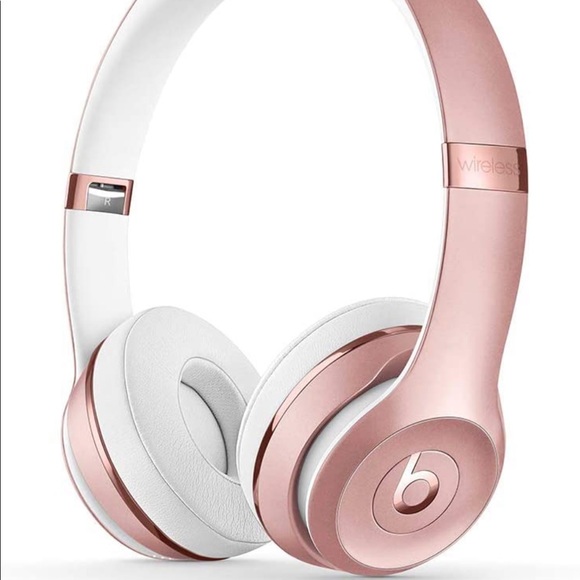 Beats Solo3 Wireless On-Ear Headphones - Rose Gold - Picture 2 of 5
